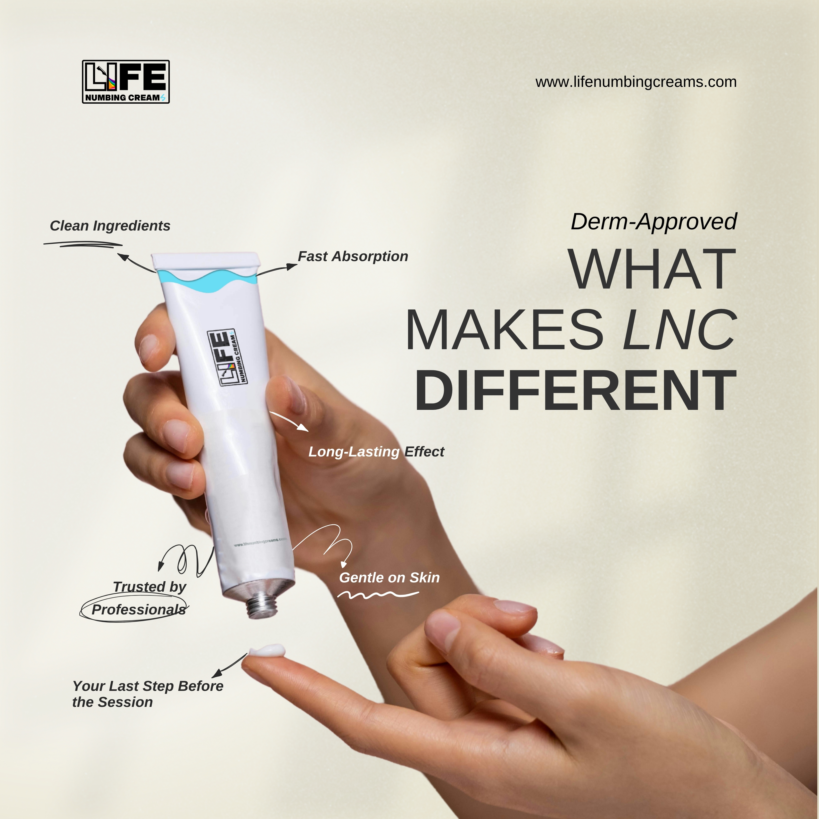 Life Numbing Cream Tattoo